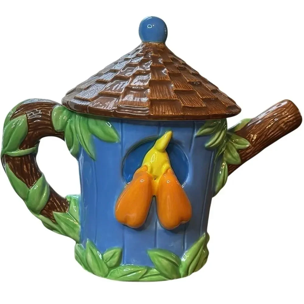 Warner Bros Studio Store Tweety Bird Treehouse Teapot 1998 Looney Tunes